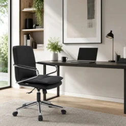Rovento - Home Office Bürostuhl Schwarz
