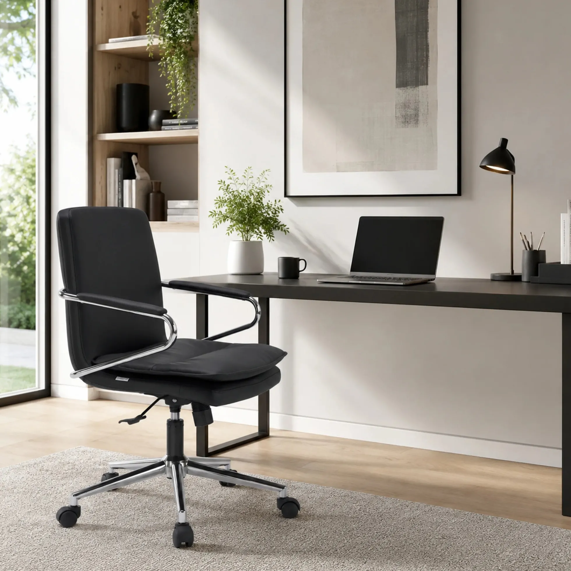 Rovento - Home Office Bürostuhl Schwarz