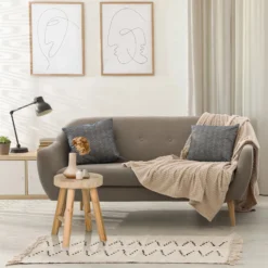 RUSTIKO W - Sitzhocker Braun