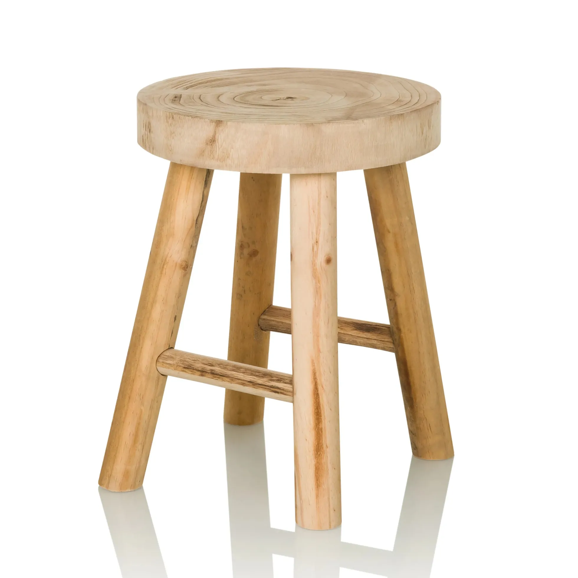 RUSTIKO W - Sitzhocker Braun