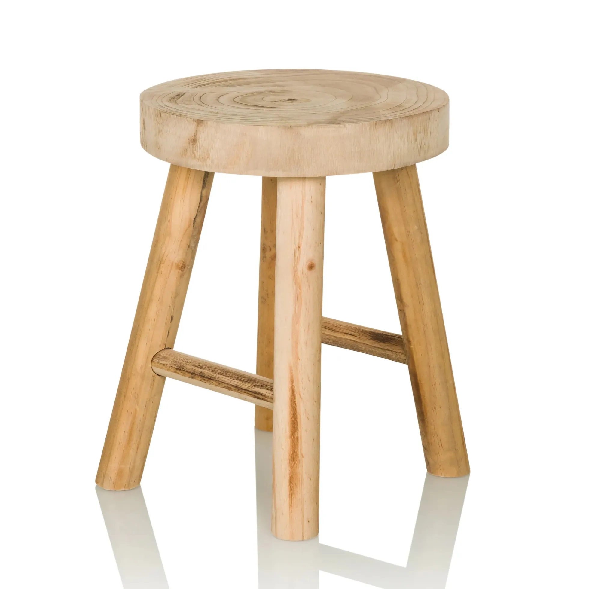 RUSTIKO W - Sitzhocker Braun