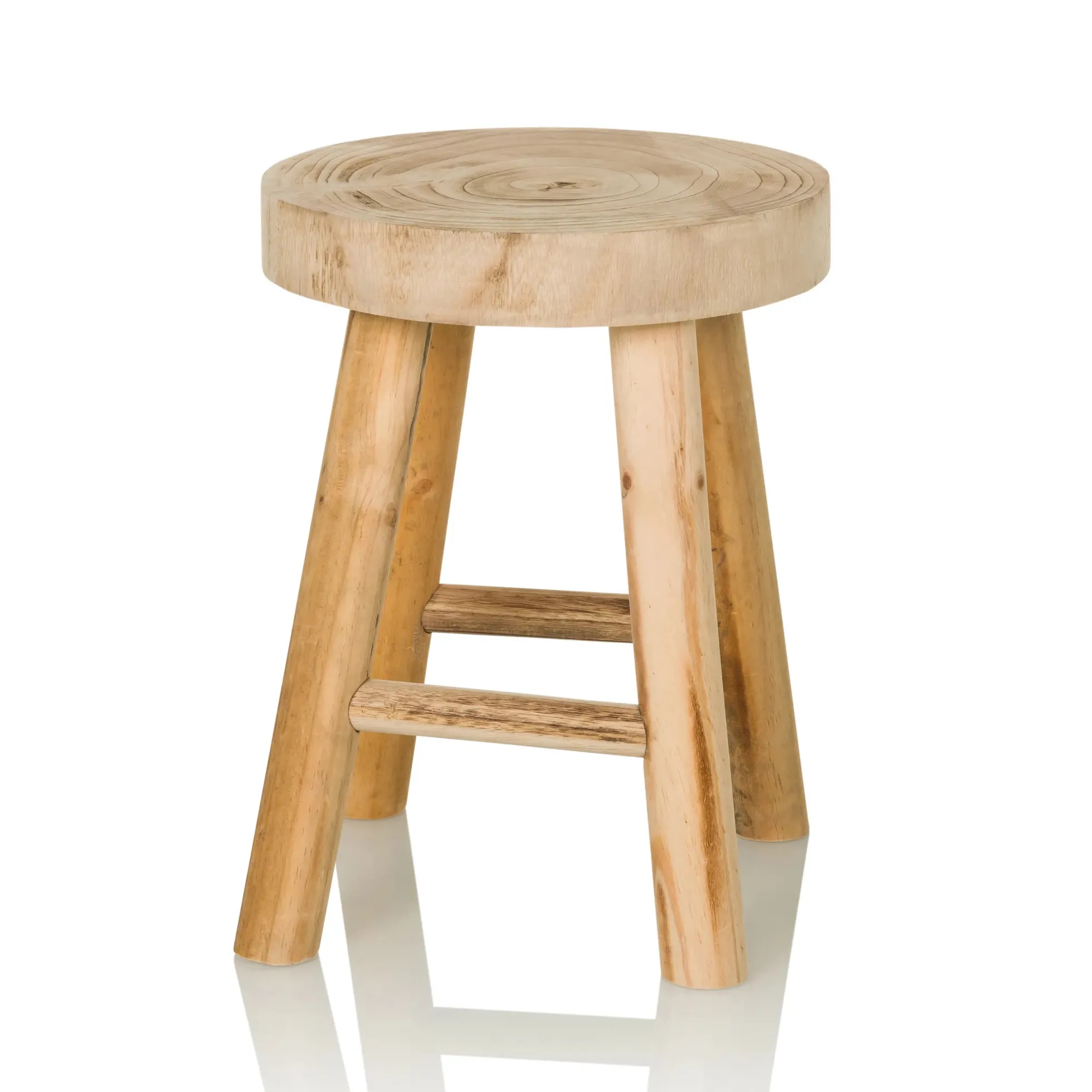 RUSTIKO W - Sitzhocker Braun