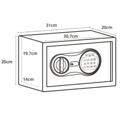 SAFE COMPACT III - Tresor Schwarz