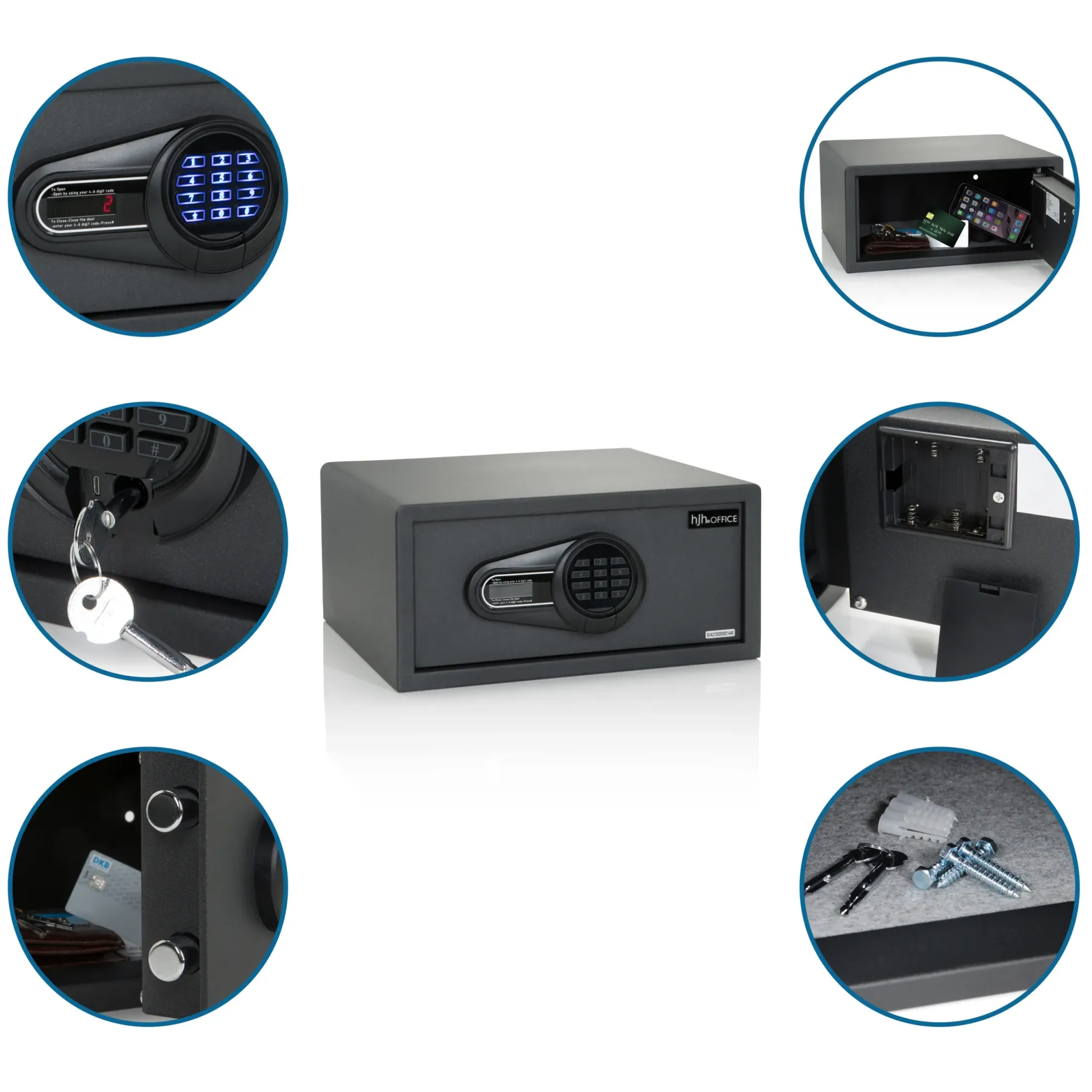 SAFE COMPACT I - Tresor Schwarz