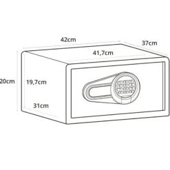 SAFE COMPACT I - Tresor Schwarz