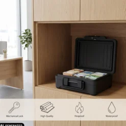 Safe Compact Slim - Tresor Schwarz