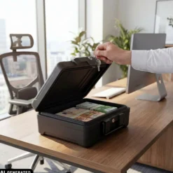 Safe Compact Slim - Tresor Schwarz