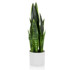 SANSEVIERIA - Kunstpflanze Grün