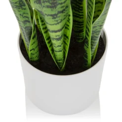SANSEVIERIA - Kunstpflanze Grün