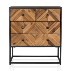 SANTJAGO BLACK SUN L - Sideboard Holzfarben dunkel