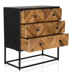 SANTJAGO BLACK SUN L - Sideboard Holzfarben dunkel