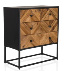 SANTJAGO BLACK SUN L - Sideboard Holzfarben dunkel