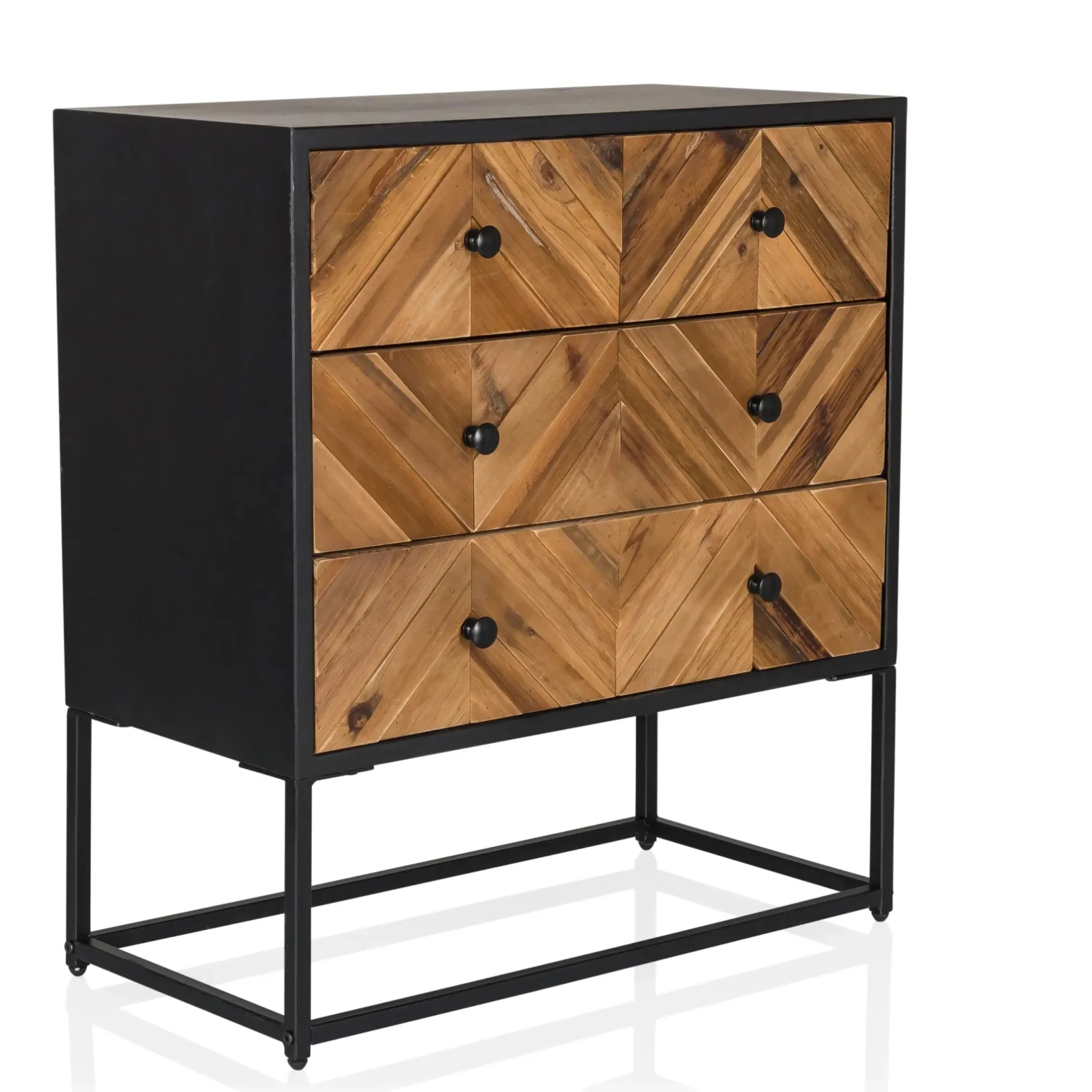 SANTJAGO BLACK SUN L - Sideboard Holzfarben dunkel