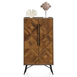 SANTJAGO WOOD HIGH - Kommode Holzfarben dunkel