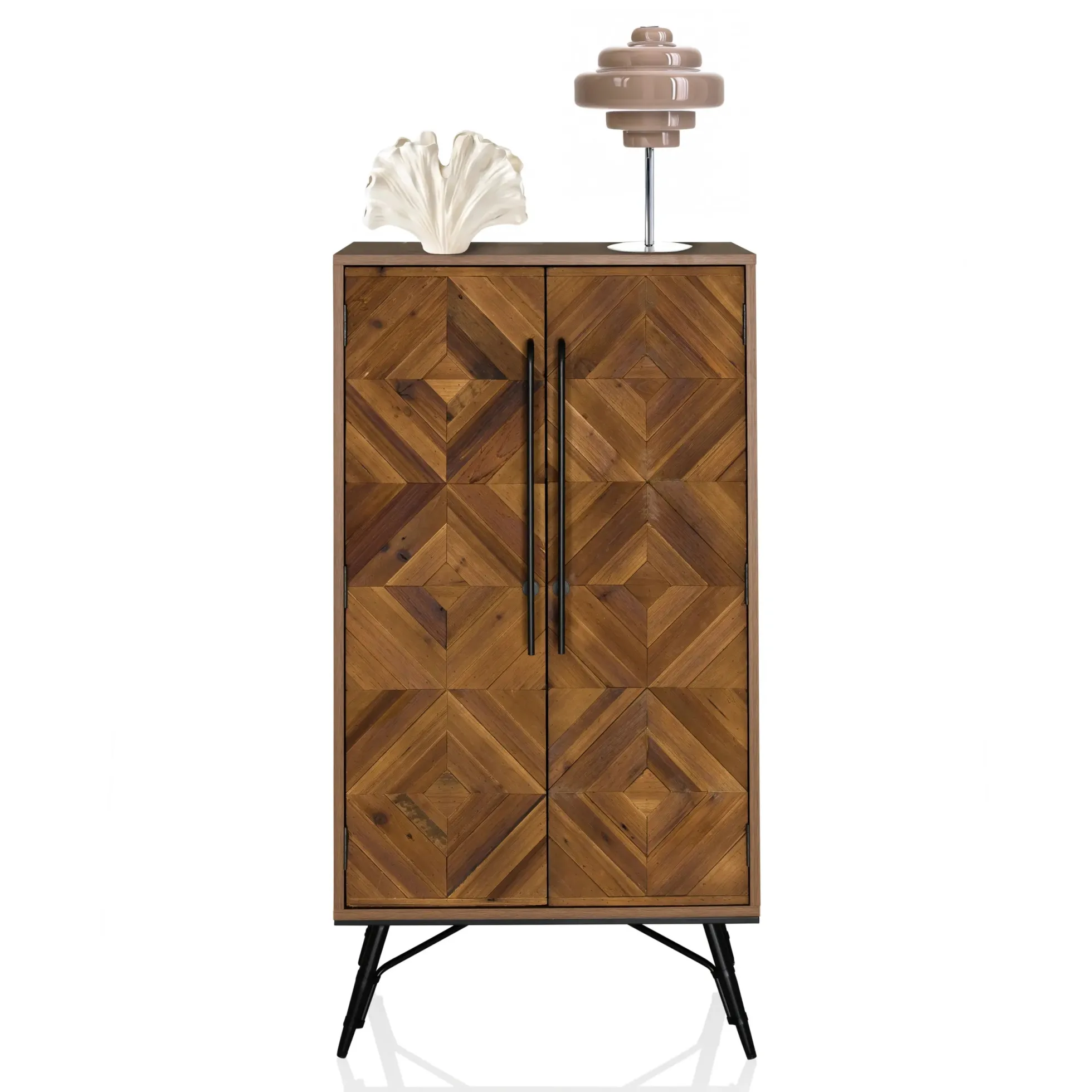 SANTJAGO WOOD HIGH - Kommode Holzfarben dunkel