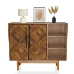 SANTJAGO WOOD L - Kommode Holzfarben dunkel