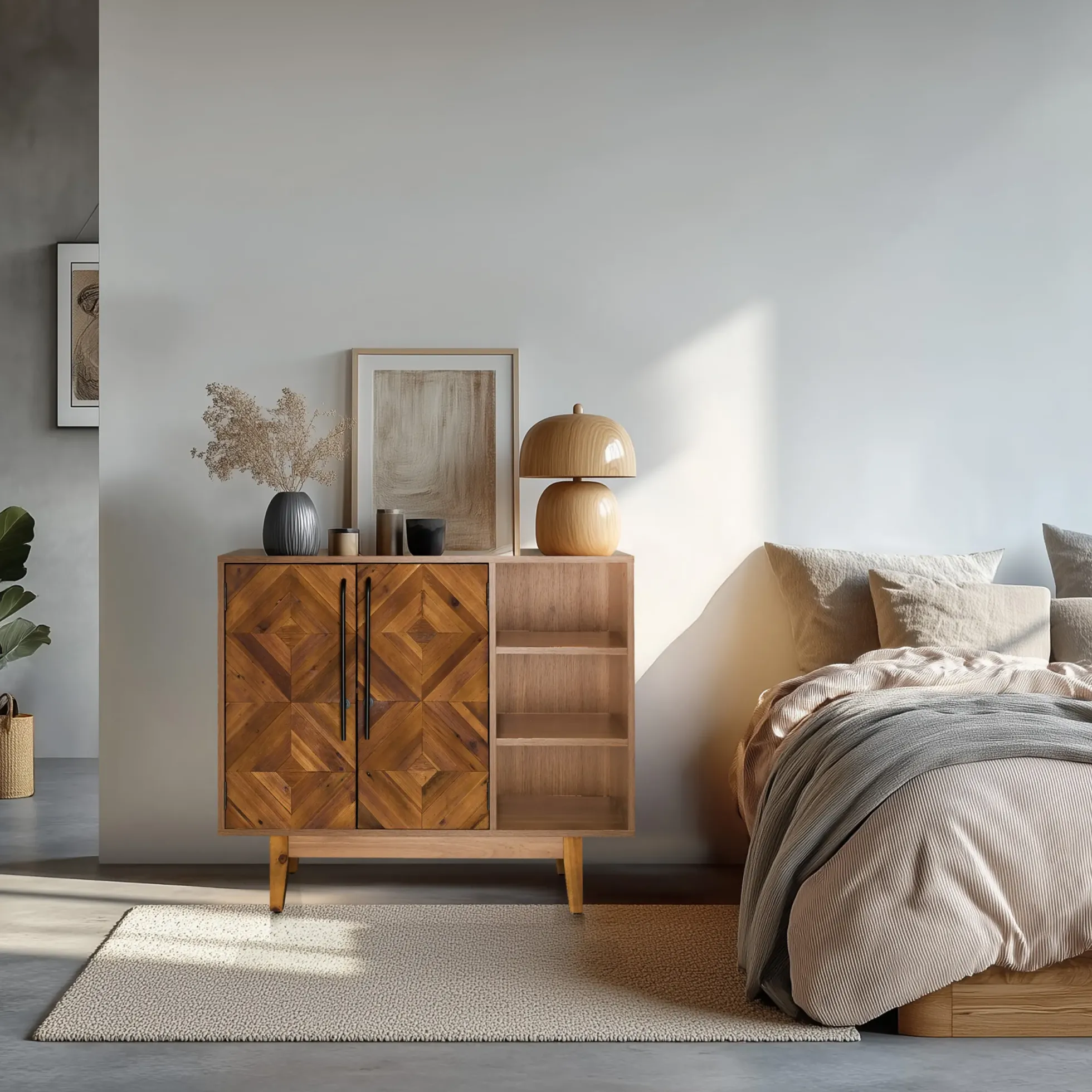 SANTJAGO WOOD L - Kommode Holzfarben dunkel