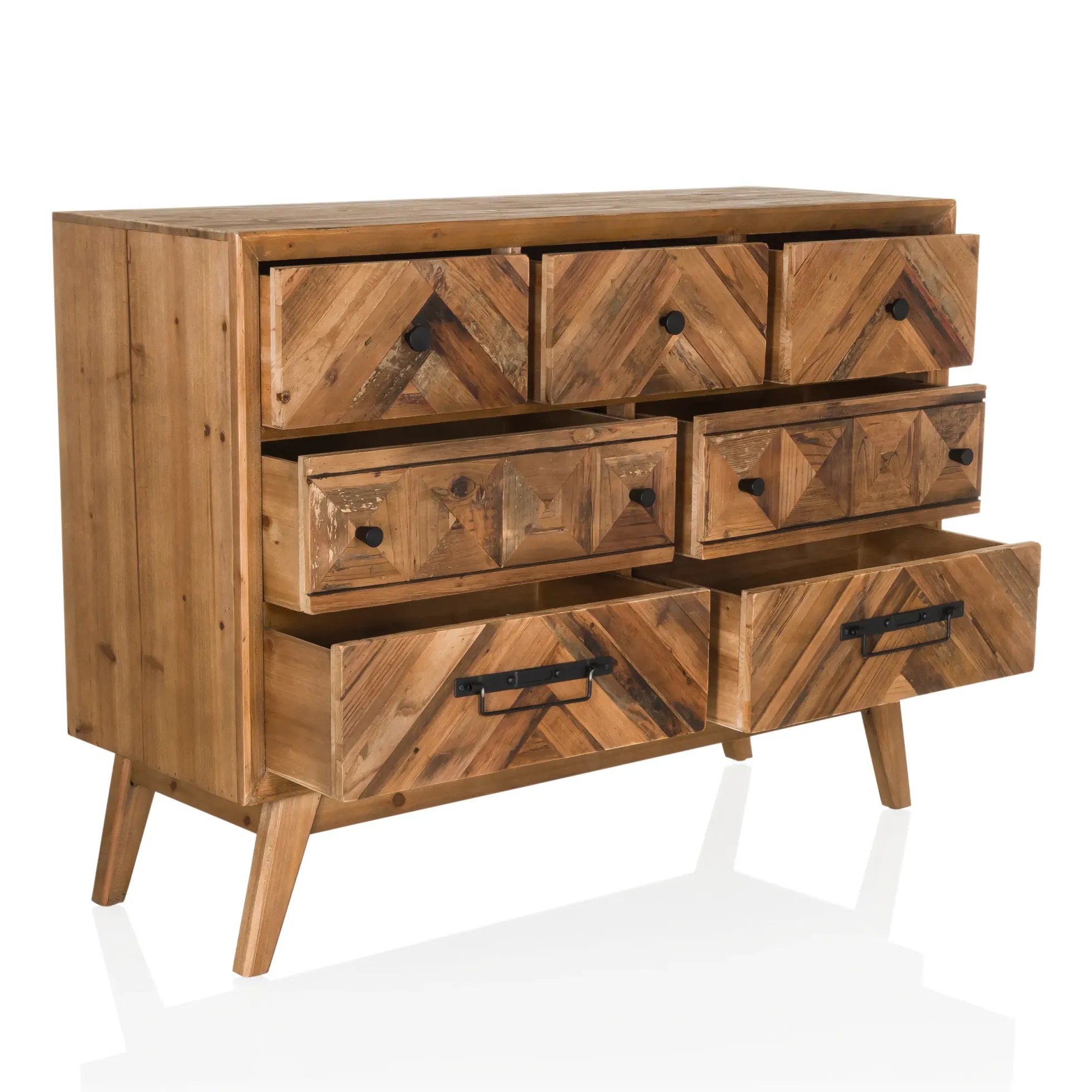 SANTJAGO WOOD XL - Sideboard Holzfarben dunkel