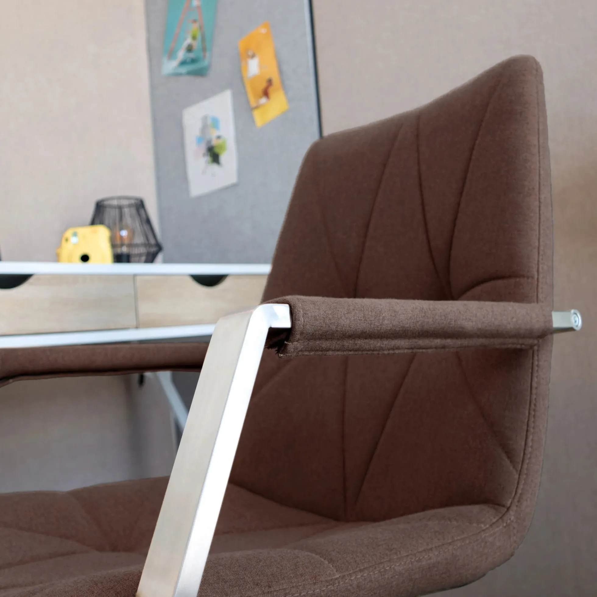 SARANTO II - Home Office Bürostuhl Mittelbraun