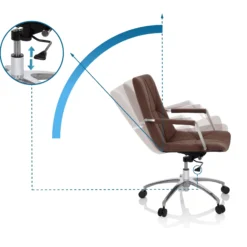 SARANTO II - Home Office Bürostuhl Mittelbraun