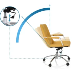 SARANTO II - Home Office Bürostuhl Senf