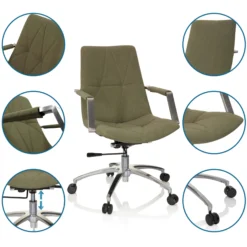 SARANTO II - Home Office Bürostuhl Grün