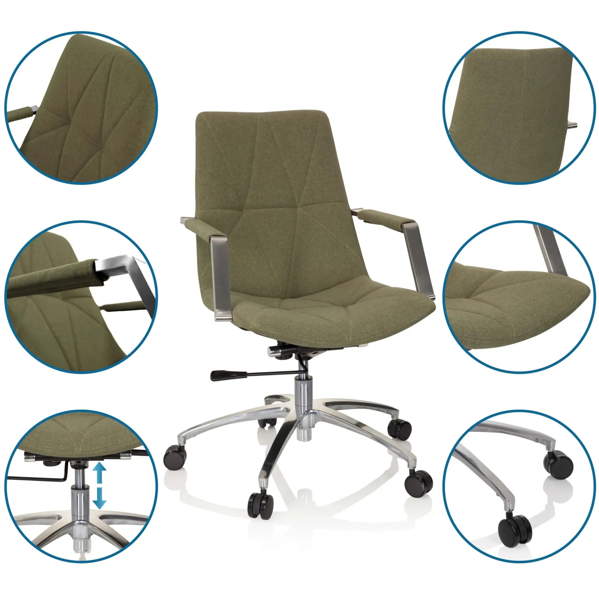 SARANTO II - Home Office Bürostuhl Grün