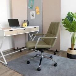 SARANTO II - Home Office Bürostuhl Grün