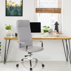 SARANTO PLUS - Home Office Bürostuhl Hellgrau