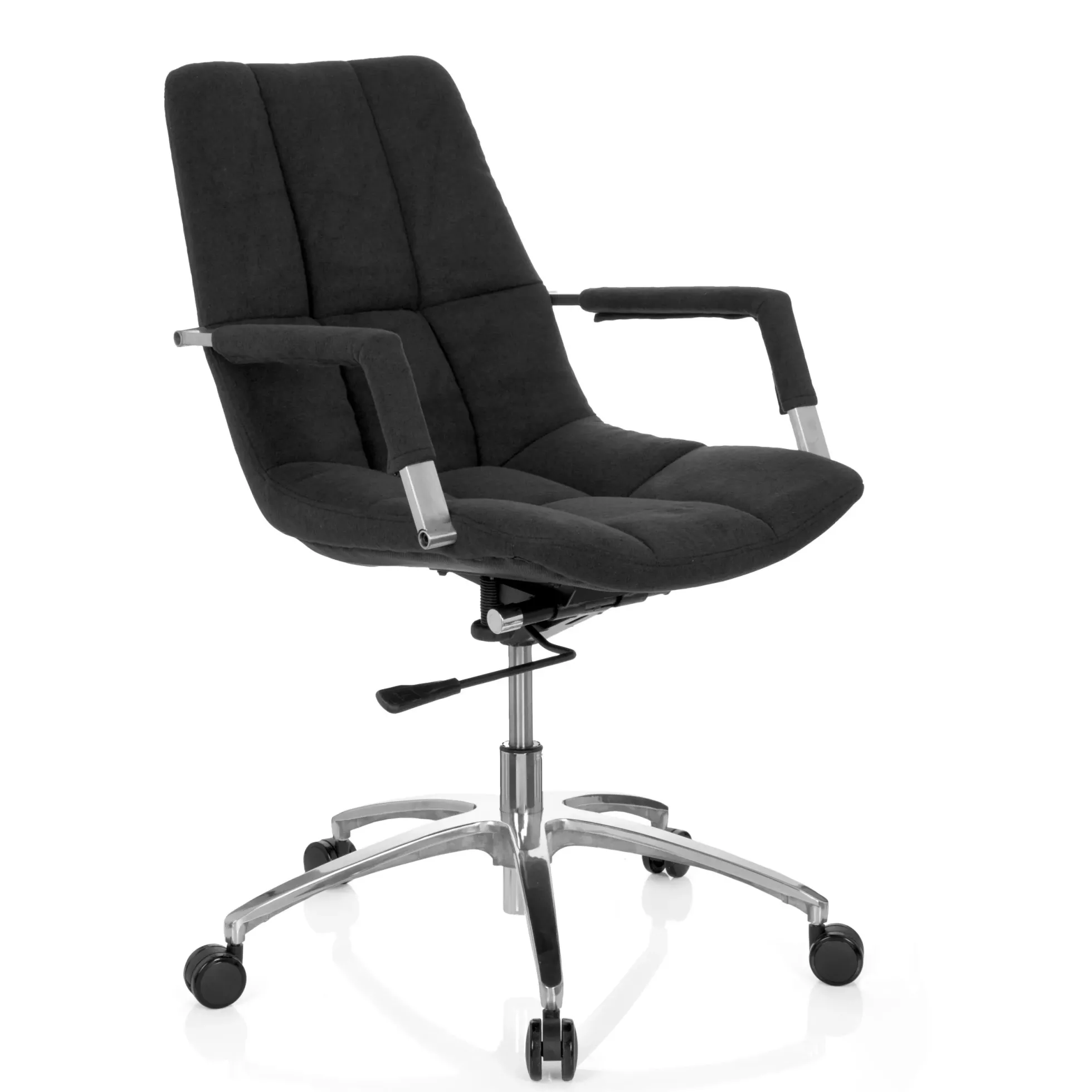 SARANTO | Stoff - Home Office Bürostuhl Schwarz