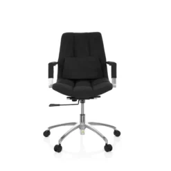 SARANTO | Stoff - Home Office Bürostuhl Schwarz