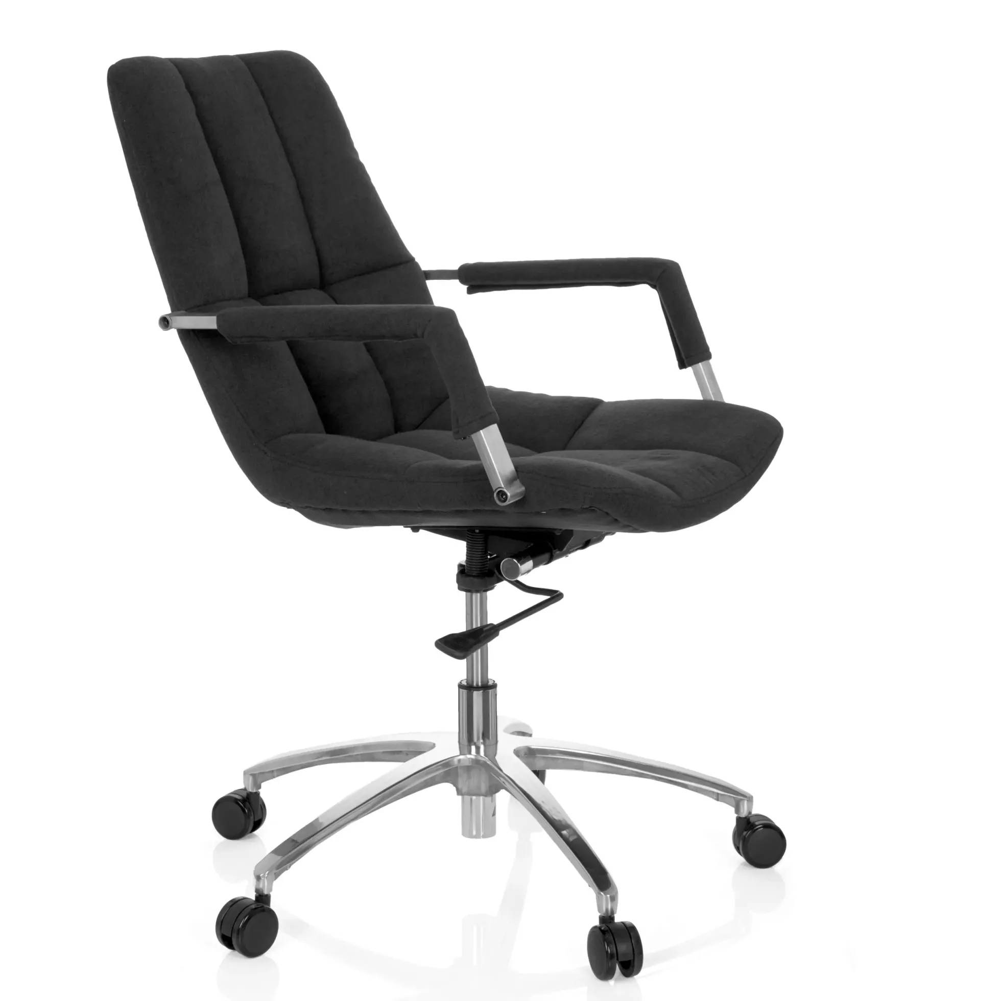 SARANTO | Stoff - Home Office Bürostuhl Schwarz