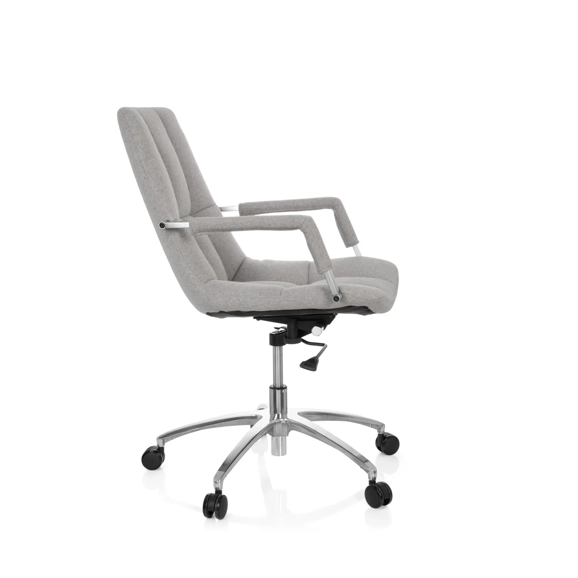 SARANTO | Stoff - Home Office Bürostuhl Hellgrau