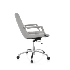 SARANTO | Stoff - Home Office Bürostuhl Hellgrau