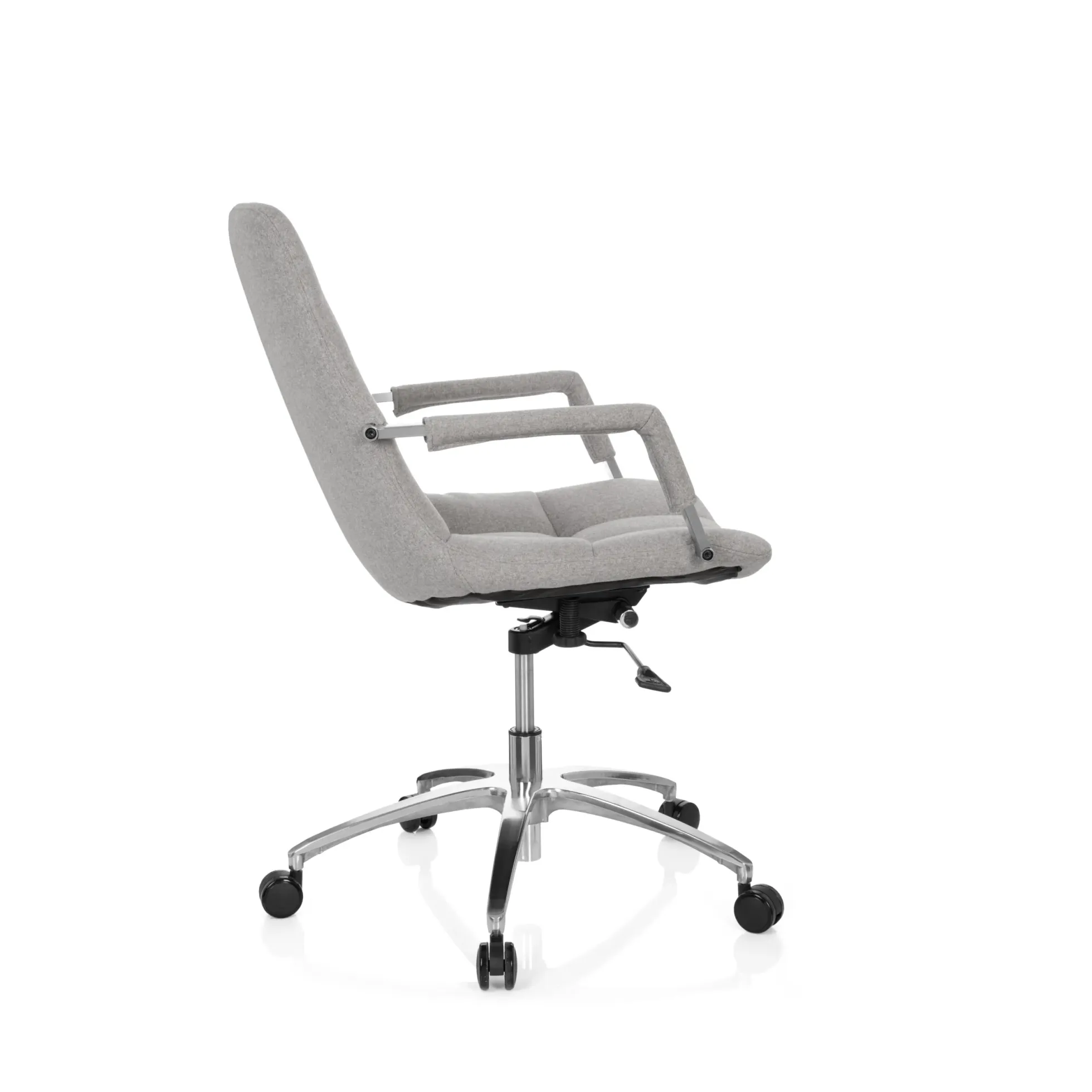 SARANTO | Stoff - Home Office Bürostuhl Hellgrau