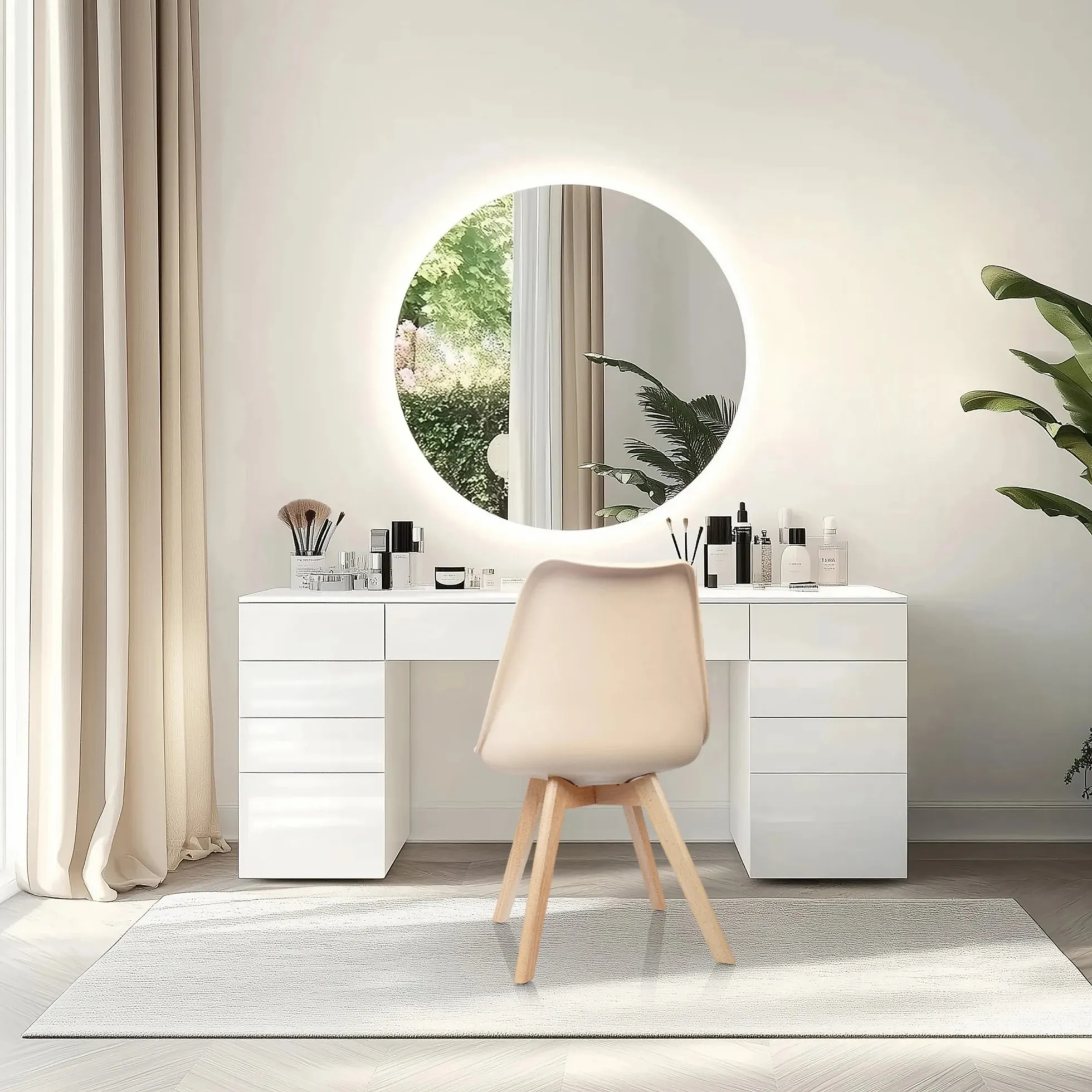 SCANDI 4 | 4er Pack - Schalenstuhl Beige