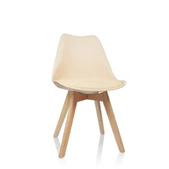 SCANDI 4 | 4er Pack - Schalenstuhl Beige