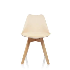 SCANDI 4 | 4er Pack - Schalenstuhl Beige