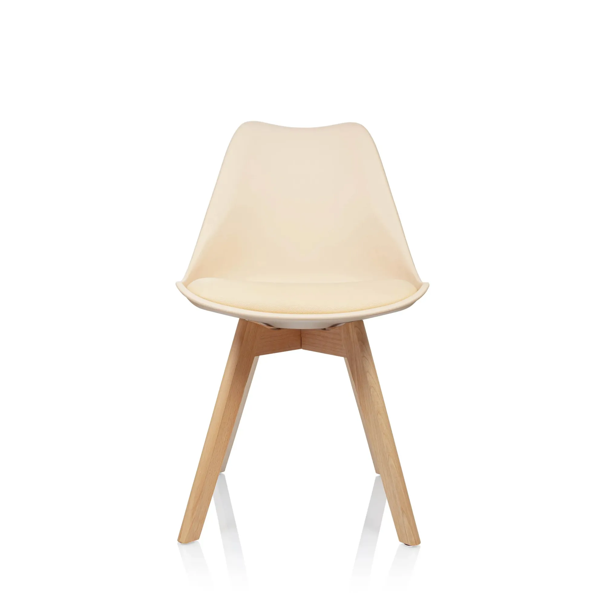 SCANDI 4 | 4er Pack - Schalenstuhl Beige
