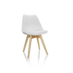 SCANDI 4 | 4er Pack - Schalenstuhl Weiß