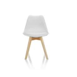 SCANDI 4 | 4er Pack - Schalenstuhl Weiß