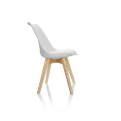 SCANDI 4 | 4er Pack - Schalenstuhl Weiß