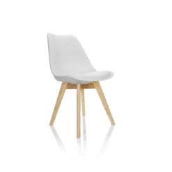 SCANDI 4 | 4er Pack - Schalenstuhl Weiß