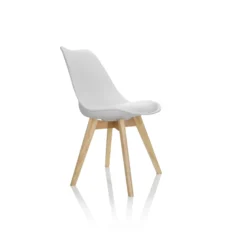 SCANDI 4 | 4er Pack - Schalenstuhl Weiß