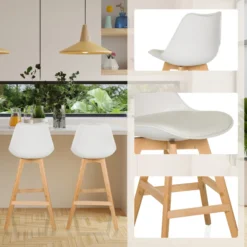 SCANDI HIGH - Barhocker Weiß