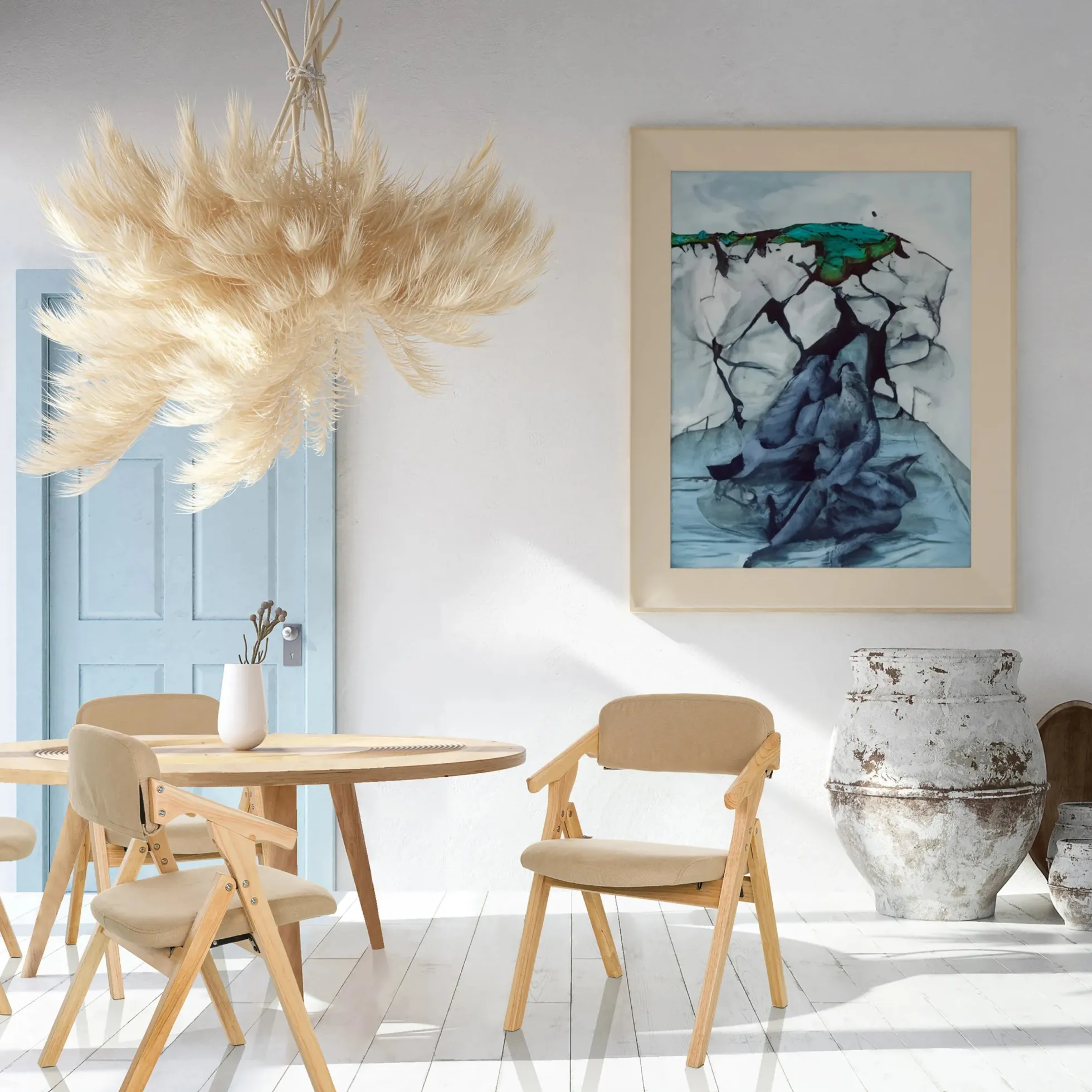 SCANDIO - Klappstuhl Beige