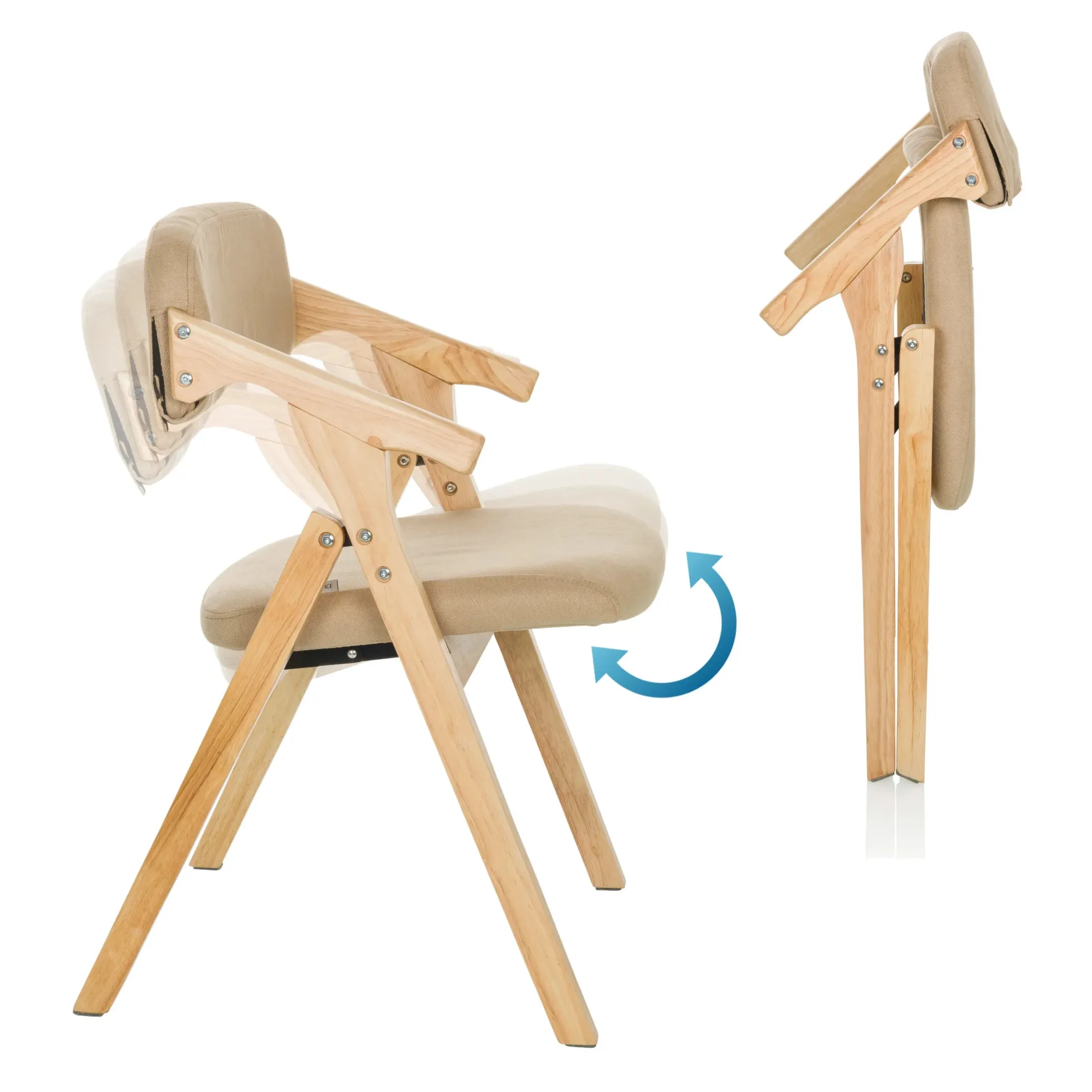 SCANDIO - Klappstuhl Beige