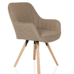 SCANDI SOFT - Polsterstuhl Beige