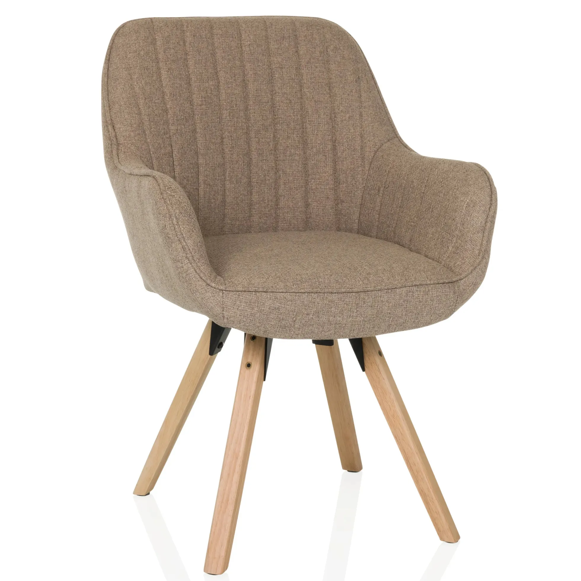 SCANDI SOFT - Polsterstuhl Beige