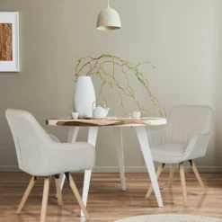 SCANDI SOFT - Polsterstuhl Creme